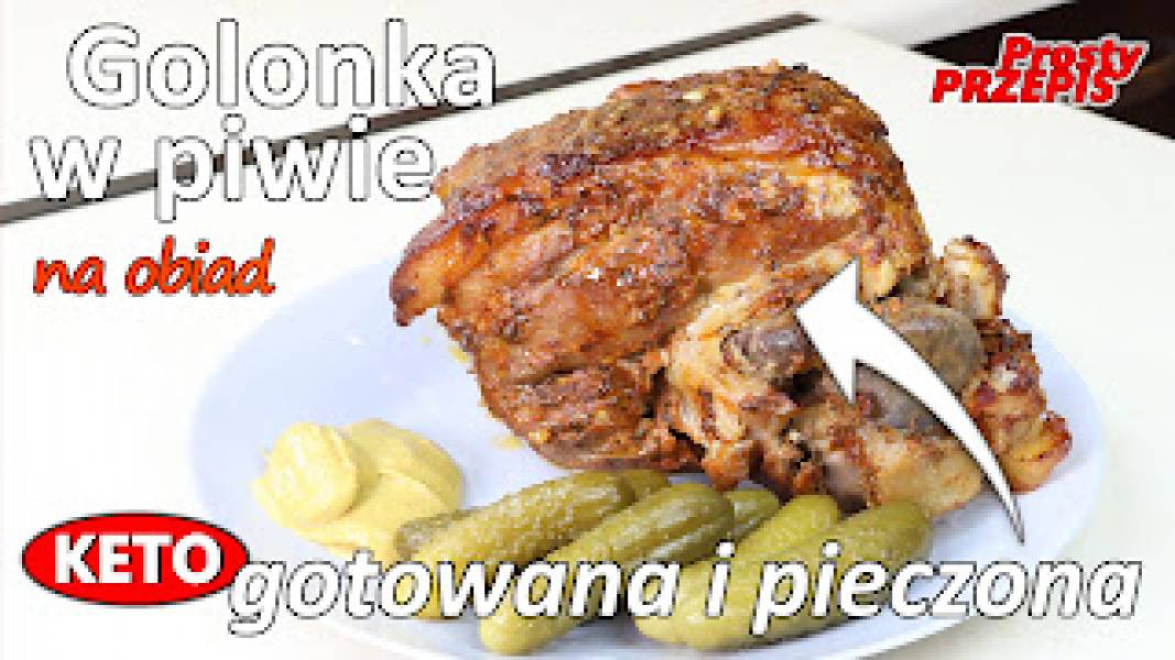 Przepis na golonkę pieczoną w piwie