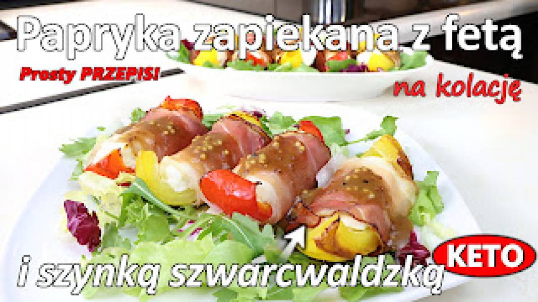 Przepis na paprykę zapiekaną z fetą