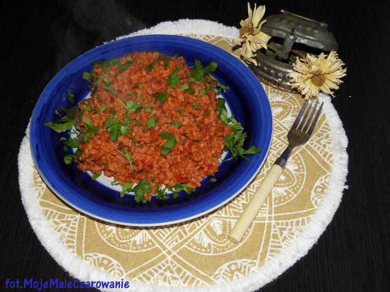 Bulgur w pomidorach