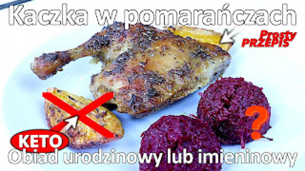 Przepis na pieczone ćwiartki z kaczki z pomarańczami