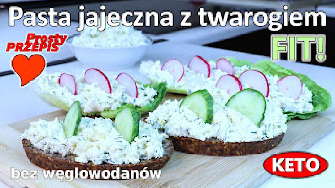 Przepis na pastę jajeczną z twarogiem