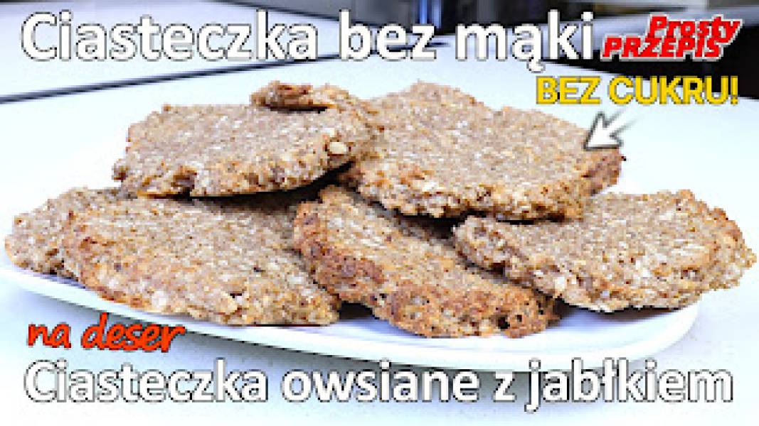 Przepis na owsiane ciasteczka jabłkowe