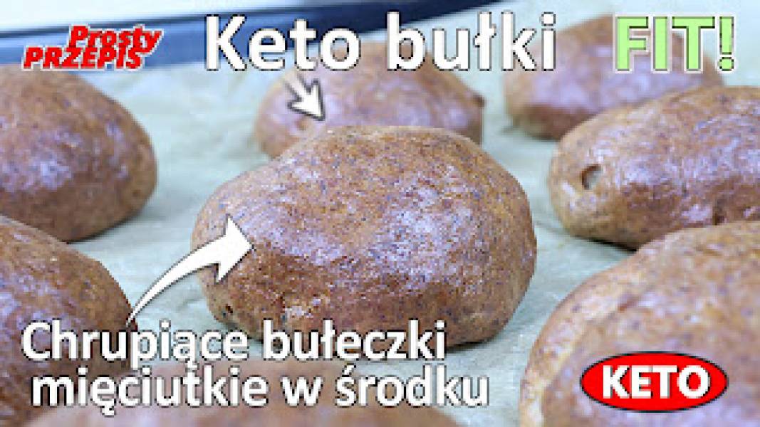 Przepis na keto bułki - niskowęglowodanowe