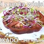 Przepis na placki z serka wiejskiego i awokado