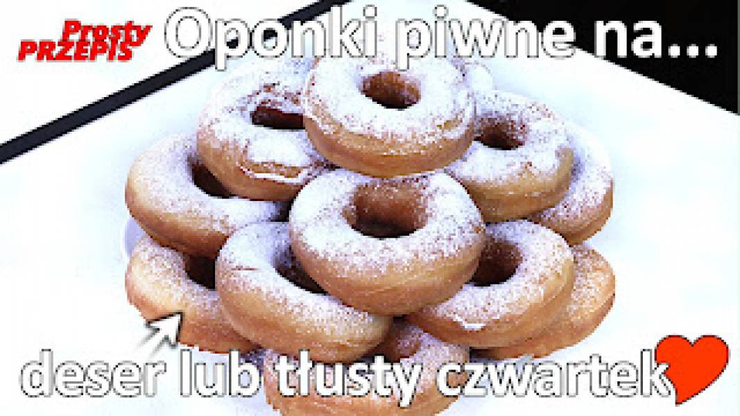 Przepis na oponki piwne