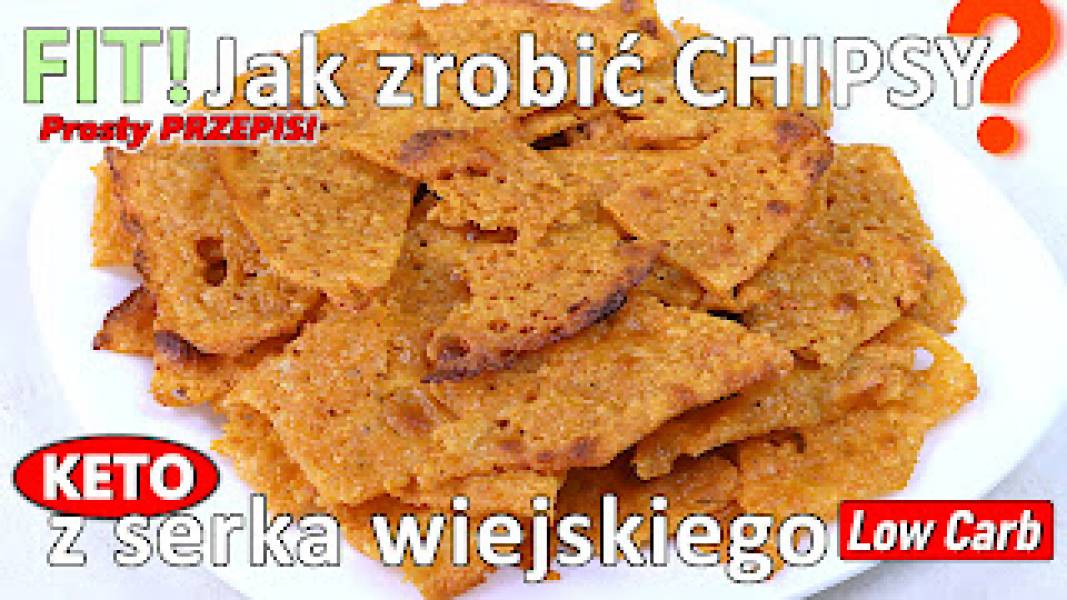 Przepis na chipsy z serka wiejskiego