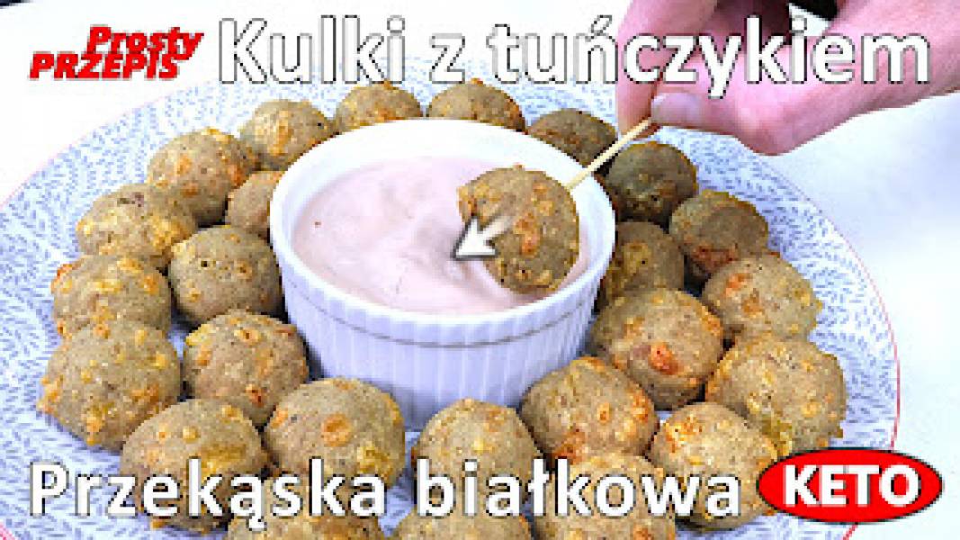 Przepis na keto kulki z tuńczykiem