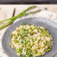 Wiosenne risotto ze szparagami