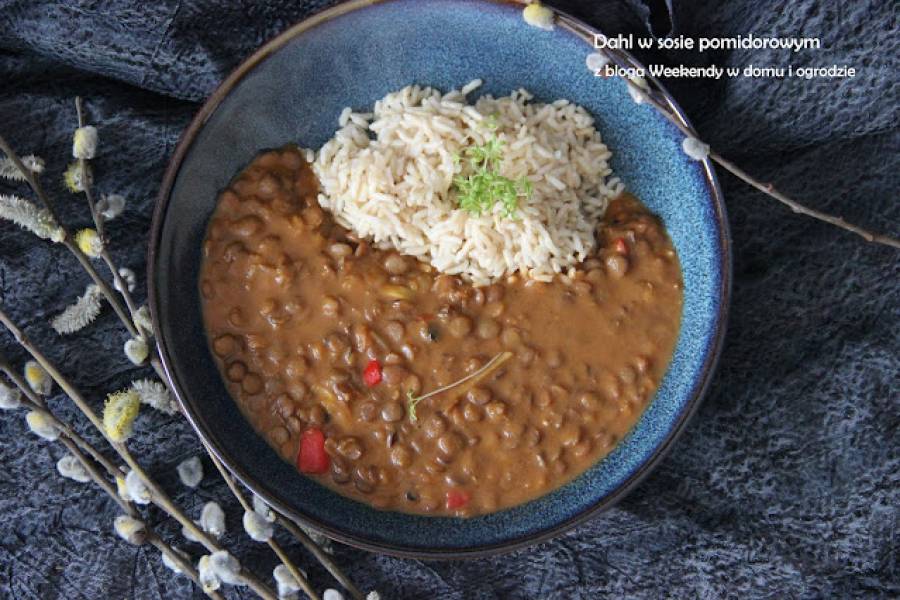 Dahl w sosie pomidorowym