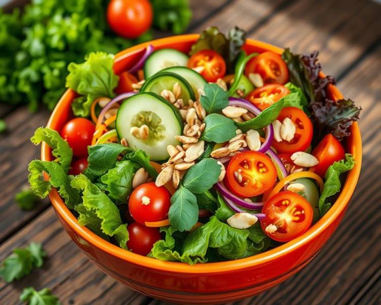 Dieta sałatkowa – zasady, zalety i przykładowy jadłospis