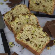 Chlebek bananowy z pistacjami i czekoladą