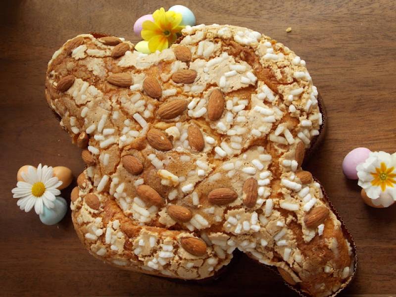 Colomba pasquale /  Domowa colomba wielkanocna