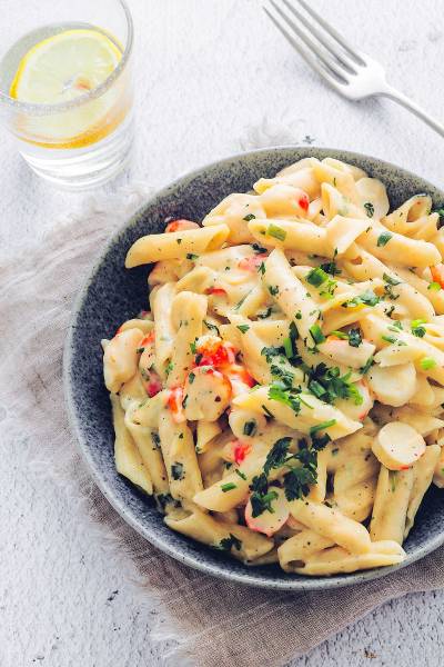 Makaron z surimi – krab nie krab, ale i tak pysznie!