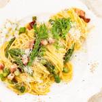 Carbonara ze szparagami