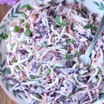 Coleslaw z białej i czerwonej kapusty
