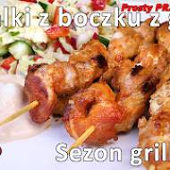 Przepis na spiralki z boczku na grilla