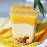 Deserki z mango z galaretką