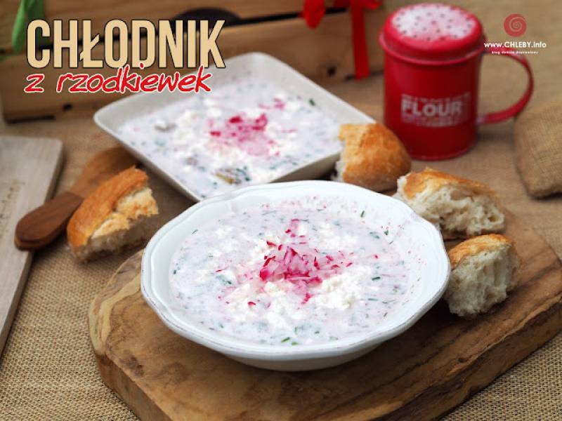 Chłodnik z rzodkiewek