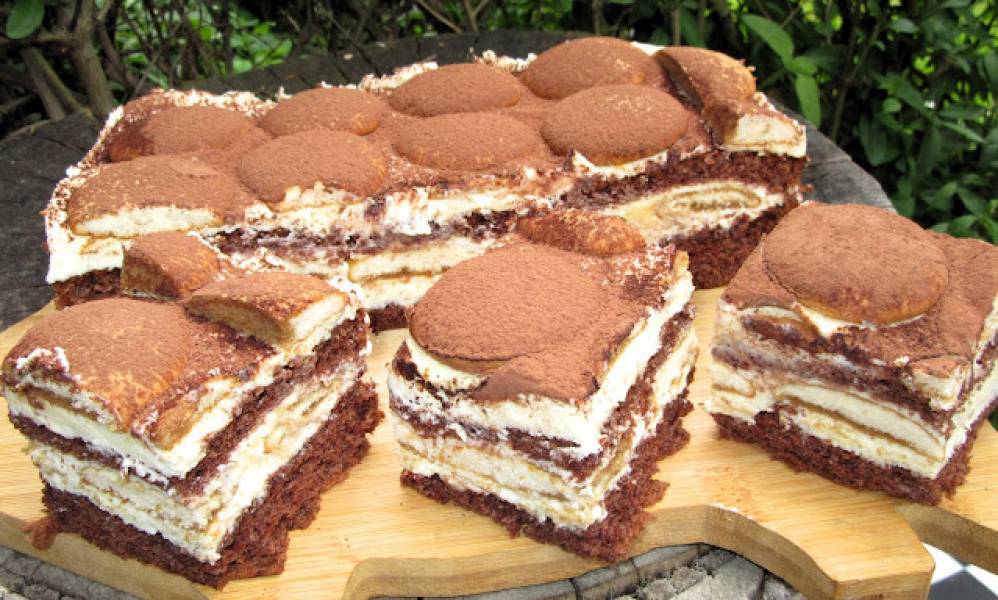 HIT rewelacyjne ciasto Latte Macchiato-mleczno kawowe , łatwe  (przepis na dużą blaszkę)+FILM