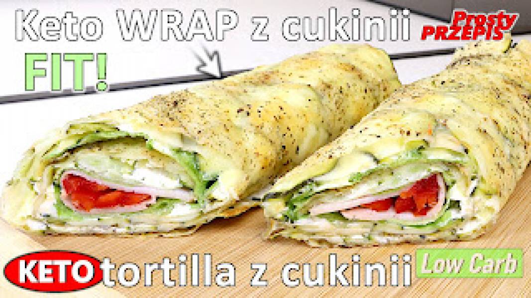 Przepis na wrap z cukinii