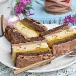 Ciasto makowo-orzechowe z kremem czekoladowym