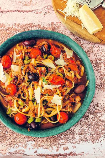 Linguine Putanesca na szybko – smak Włoch w 20 minut!