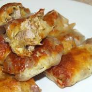 Polędwiczka z mozzarellą pieczona w papierze ryżowym