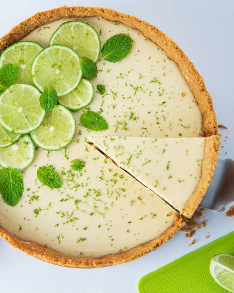 Lime pie, czyli tarta limonkowa bez pieczenia