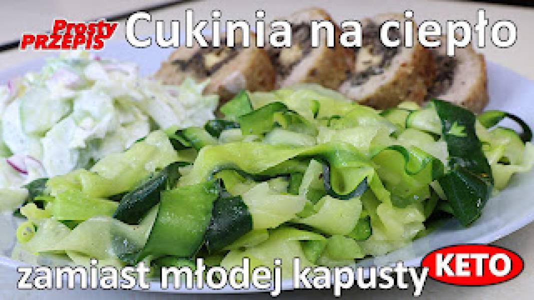 Przepis na cukinię na ciepło do obiadu