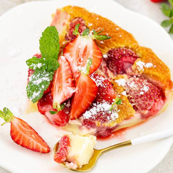 Clafoutis z truskawkami