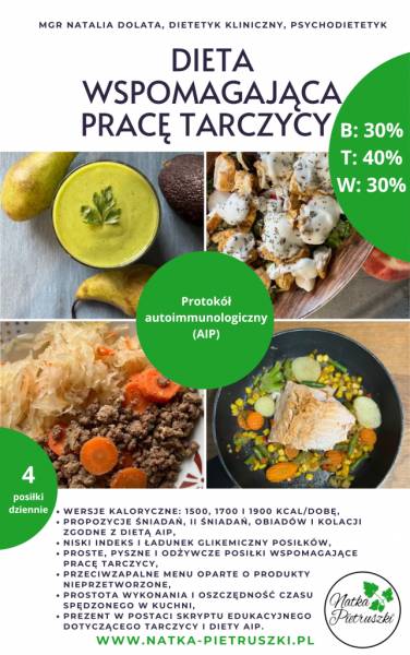 Dieta wspierająca pracę tarczycy (protokół AIP). Poznaj moją nową dietę gotową.