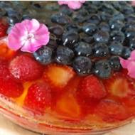 Kwiatowy tort
