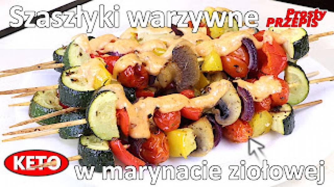 Przepis na szaszłyki warzywne w ziołowej marynacie