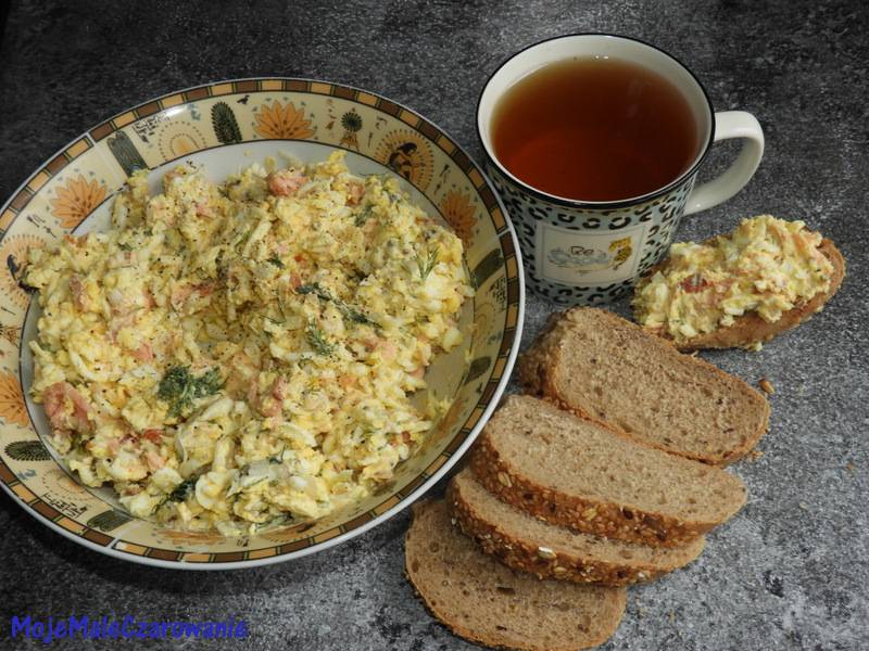 Pasta jajeczno - łososiowa