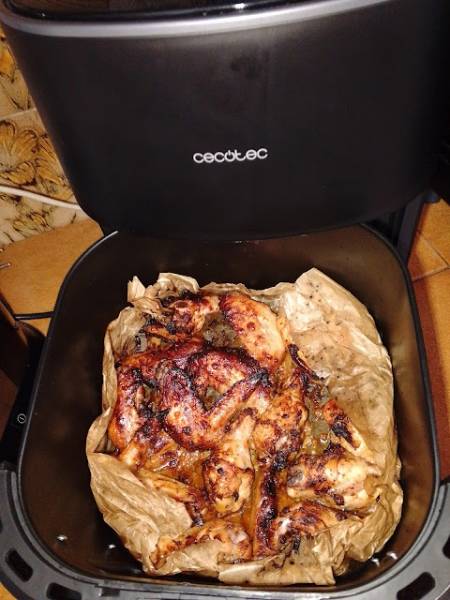 skrzydełka kurczaka z airfryer...