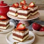 Ciasto bez pieczenia 3 bit truskawkowy
