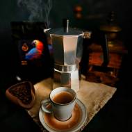 Espresso z czajniczka Moka i Peru Sandia Geisha od @kawasiepali