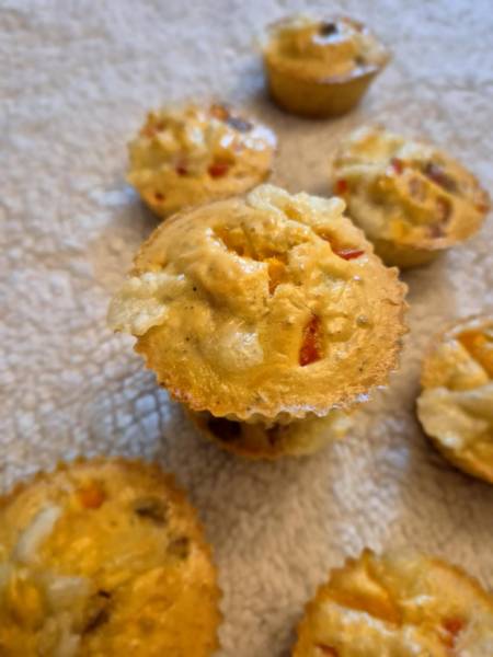 Muffinki jajeczne z warzywami