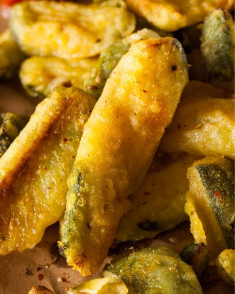 Frytki z cukinii z piekarnika z parmezanem