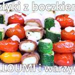 Przepis na szaszłyki z boczkiem i halloumi