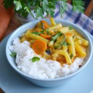 Curry z fasolką szparagową