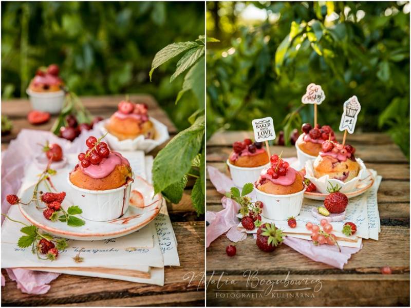 Muffinki z owocami lata