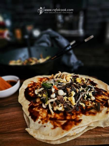 Moo Shu Pork – chińska klasyka z naleśnikami Mandarin