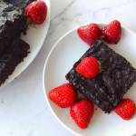 Brownie z czerwonej fasoli
