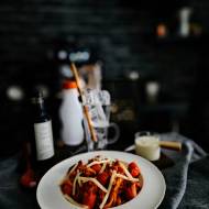 Filipińskie spaghetti z domowym ketchupem bananowym