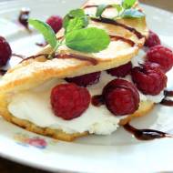 Omlet z malinami