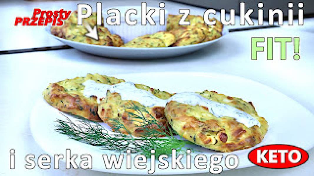 Przepis na placki z serka wiejskiego i cukini