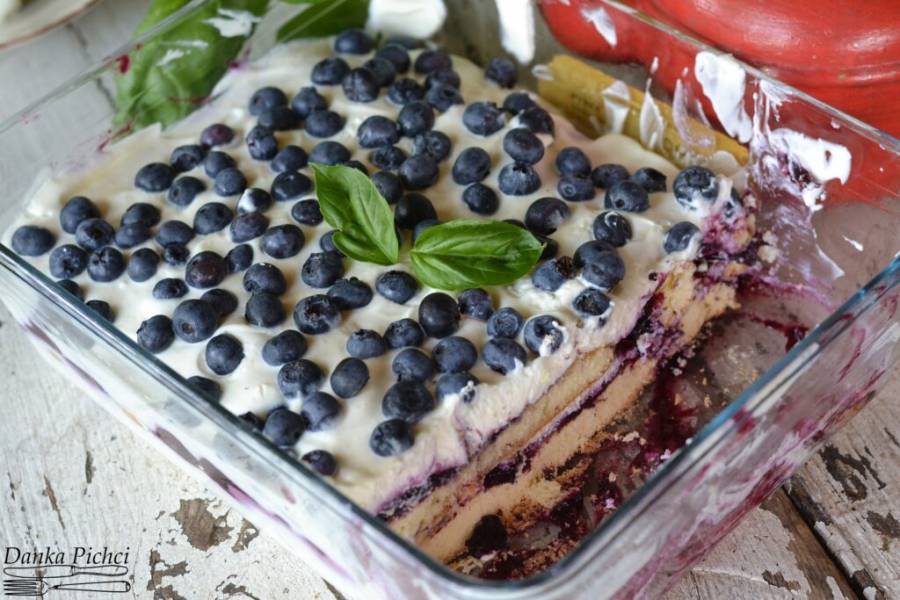 Tiramisu borówkowe