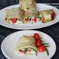 Bezglutenowa, pieczona rolada z cukinii