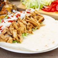 Domowy döner kebab z kurczaka